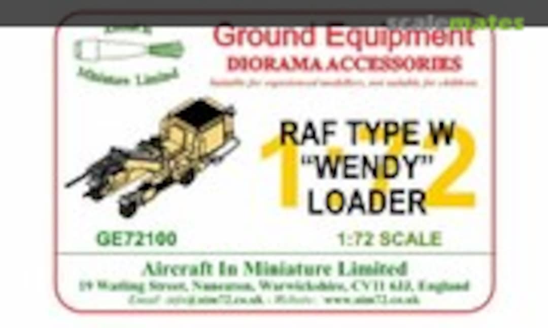1:72 RAF type W 'Wendy" loader (Aircraft In Miniature Ltd GE72100) GE72100