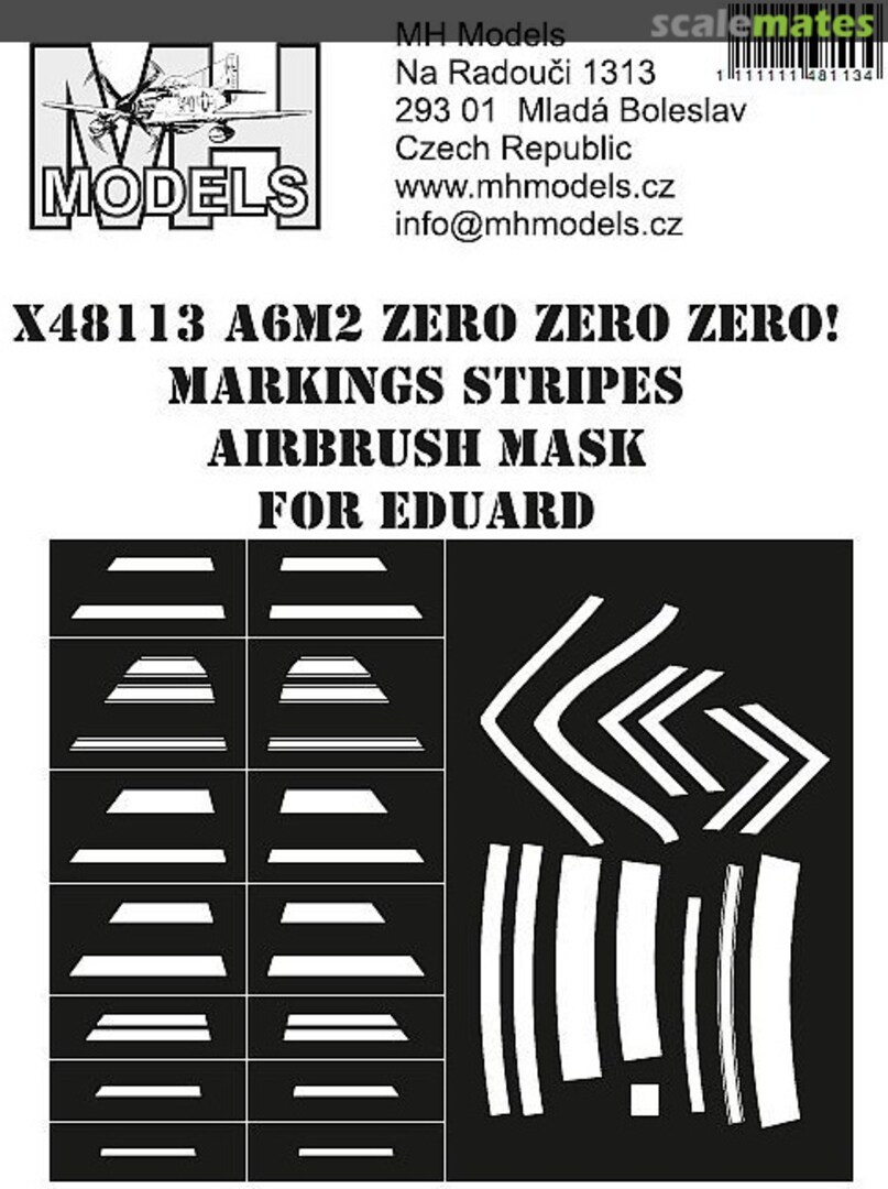 Boxart A6M2 Zero Zero Zero! Markings Stripes Airbrush Mask X48113 MH Models Boxart A6M2 Zero Zero Zero! Markings Stripes Airbrush Mask X48113 MH Models