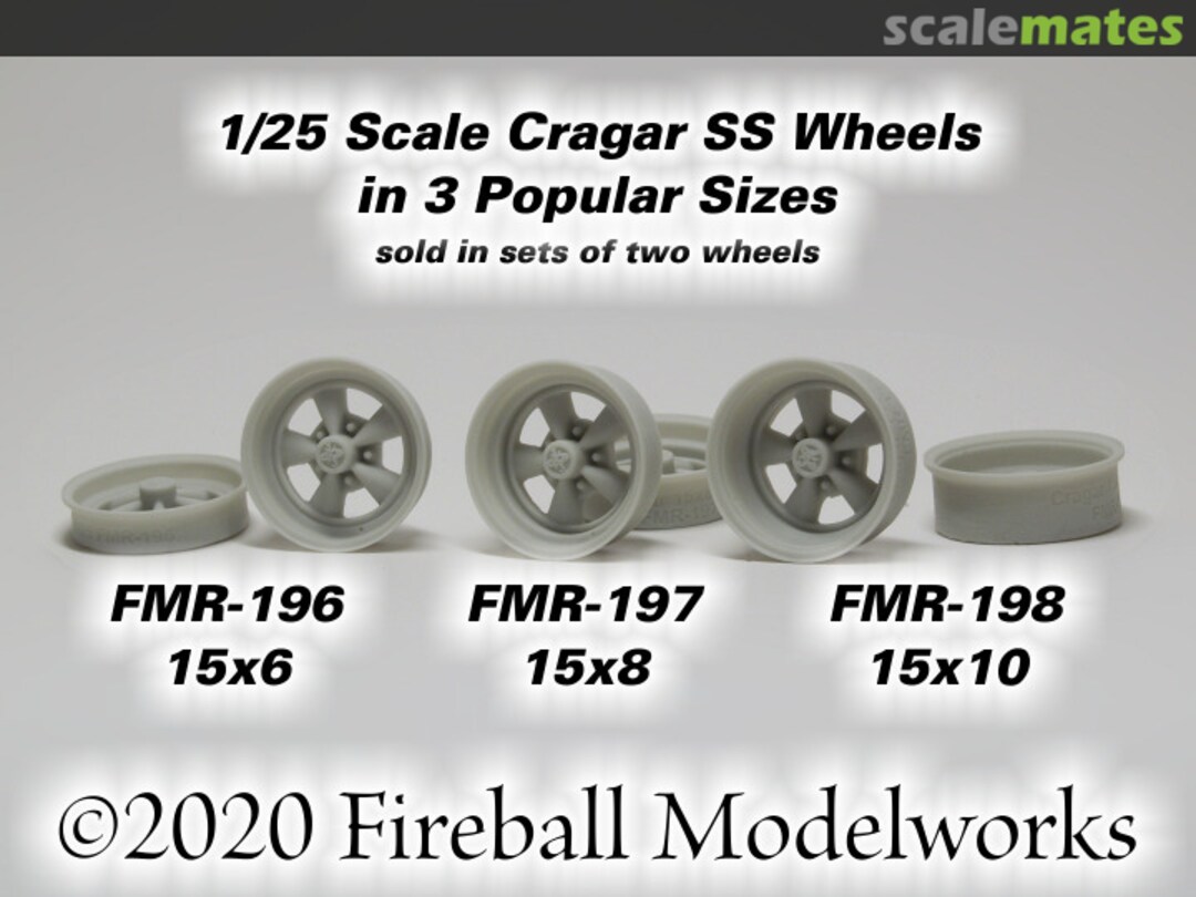 Boxart 15X8 CRAGAR SS MAGS FMR-197 Fireball Modelworks