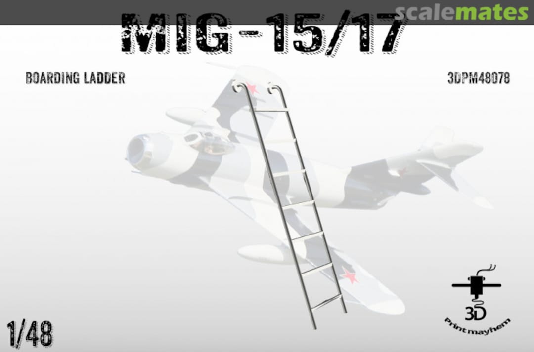 Boxart Mig 15/17 Boarding Ladder 3DPM48078 3D Print Mayhem Boxart Mig 15/17 Boarding Ladder 3DPM48078 3D Print Mayhem