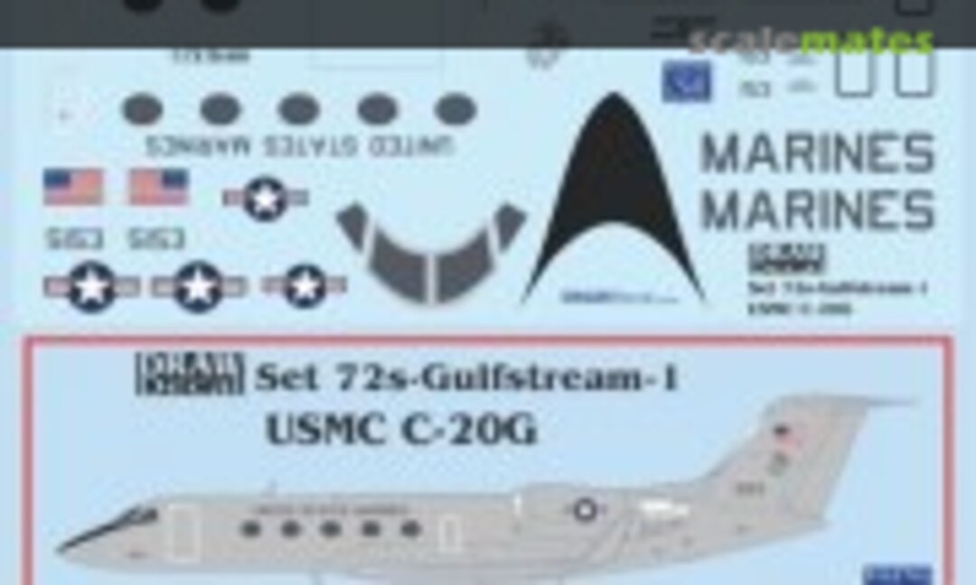 1:72 USMC C-20G “Gray Ghost” (Draw Decal 72-Gulfstream-1) 72-Gulfstream-1