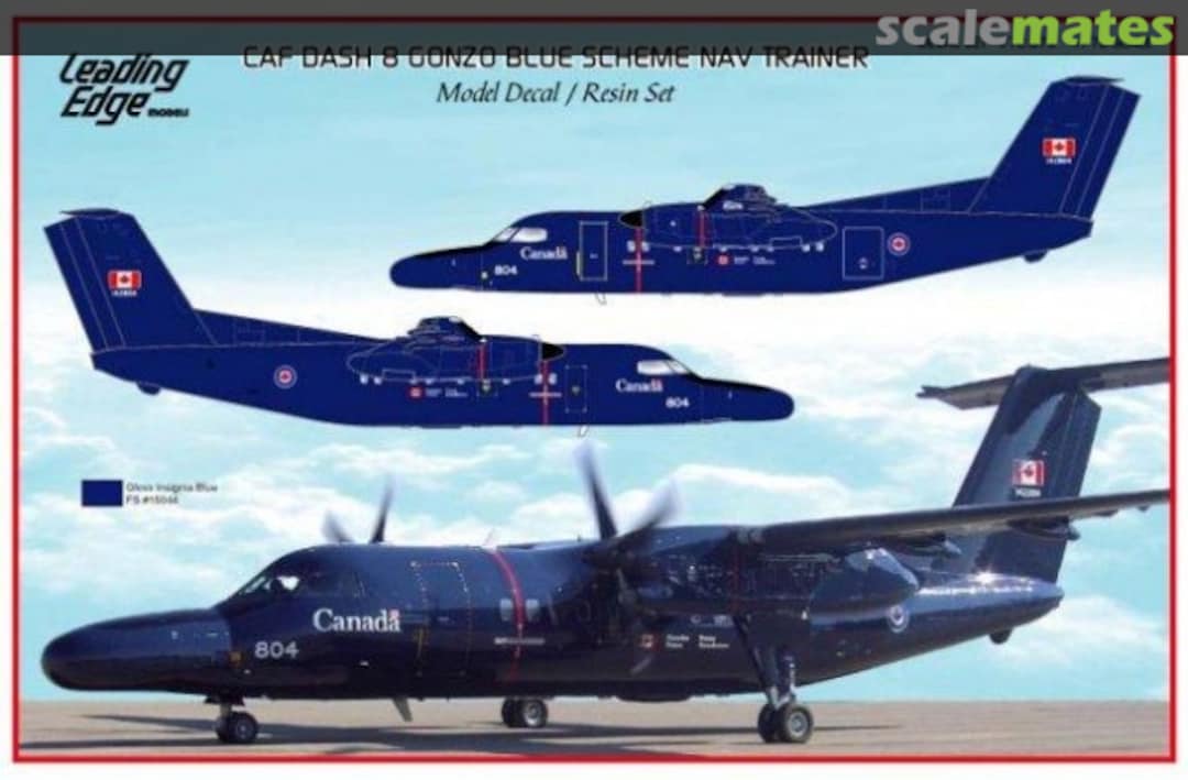 Boxart Dash 8 Gonzo Blue Scheme Nav Trainer 72.075 Leading Edge