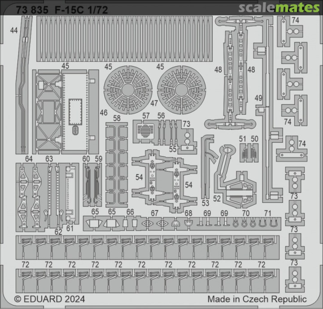 Boxart F-15C detail set 73835 Eduard Boxart F-15C detail set 73835 Eduard