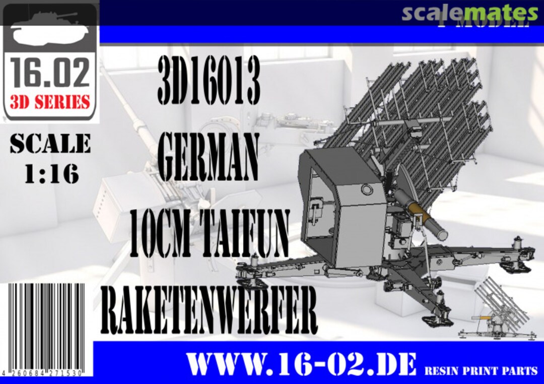 Boxart 10cm Taifun Raketenwerfer 3D16013 16.02 Boxart 10cm Taifun Raketenwerfer 3D16013 16.02