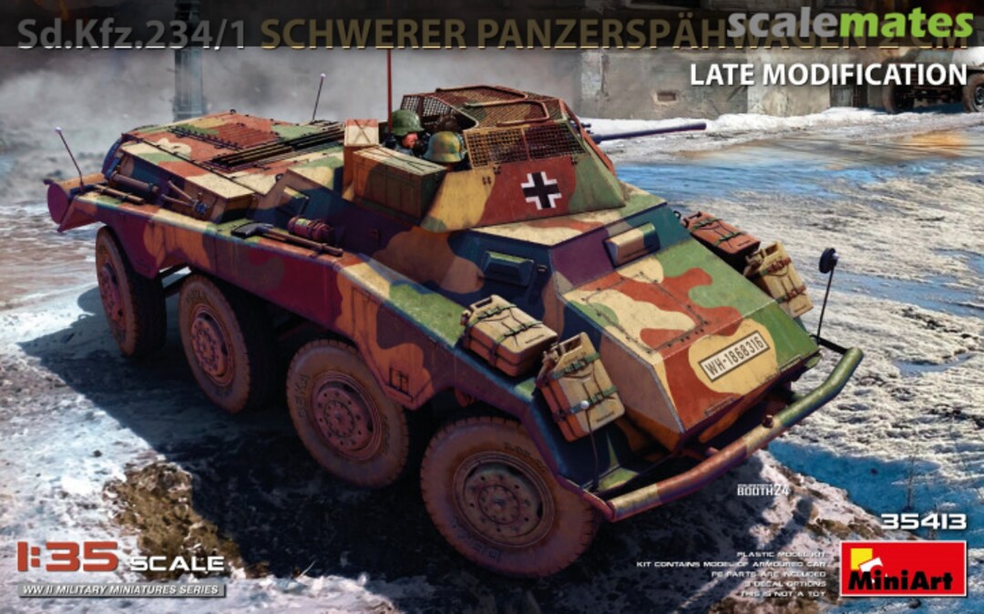 Boxart Sd.Kfz.234/1 Schwerer Panzerspähwagen 2 cm 35413 MiniArt Boxart Sd.Kfz.234/1 Schwerer Panzerspähwagen 2 cm 35413 MiniArt