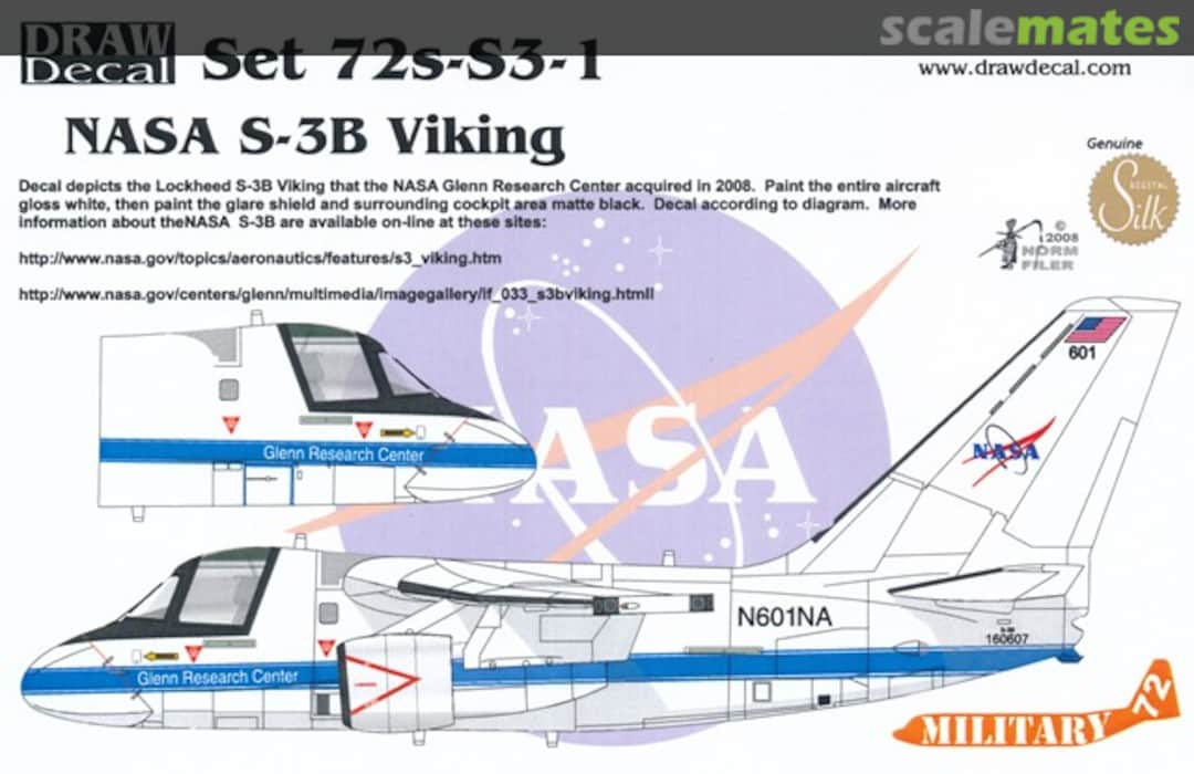 Boxart S-3B Viking 72s-S3-1 Draw Decal Boxart S-3B Viking 72s-S3-1 Draw Decal