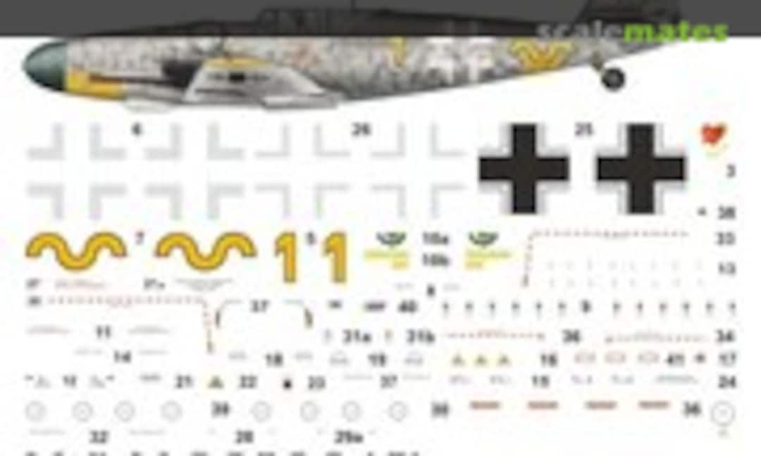 1:32 Bf 109 G-6 Lt. Erich Hartmann 9./JG 52 Novosaporovyi Russland Okt 43 (Peddinghaus-Decals EP 2233) EP 2233