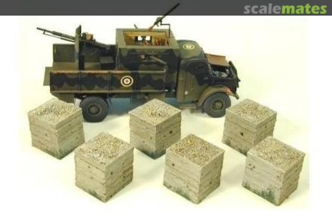 Boxart British Anti-Tank Cubes 3.6' (1.09m) Type (6 Pcs.) FF35018 Accurate Armour Boxart British Anti-Tank Cubes 3.6' (1.09m) Type (6 Pcs.) FF35018 Accurate Armour