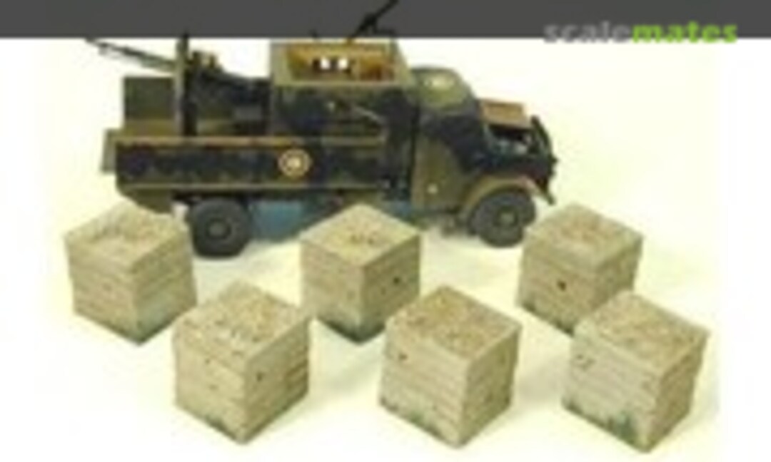 1:35 British Anti-Tank Cubes 3.6' (1.09m) Type (6 Pcs.) (Accurate Armour FF35018) FF35018