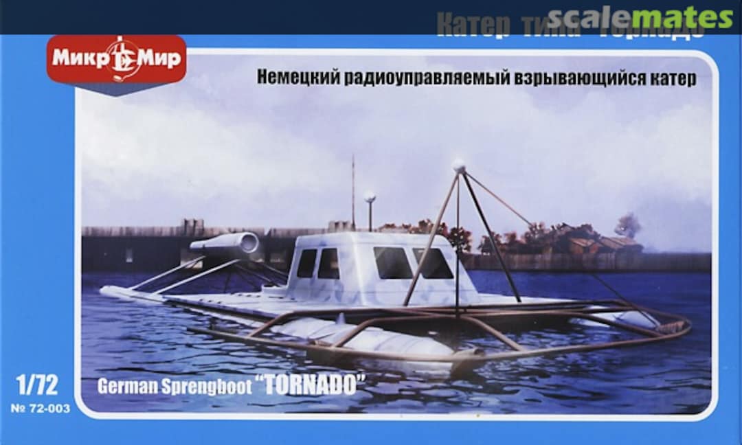 Boxart German Sprengboot "Tornado" 72-003 MikroMir