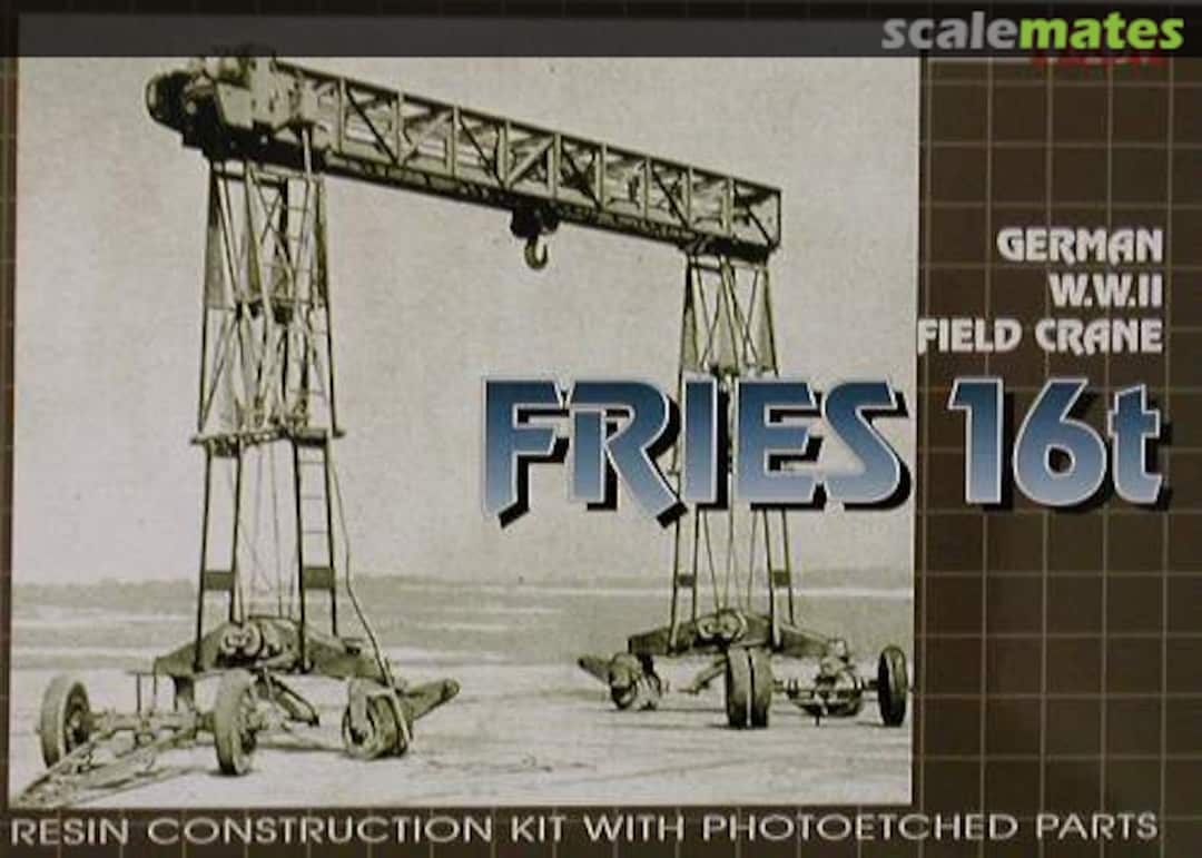 Boxart German W.W.II field crane FRIES 16t EXM 7223 Extratech Boxart German W.W.II field crane FRIES 16t EXM 7223 Extratech
