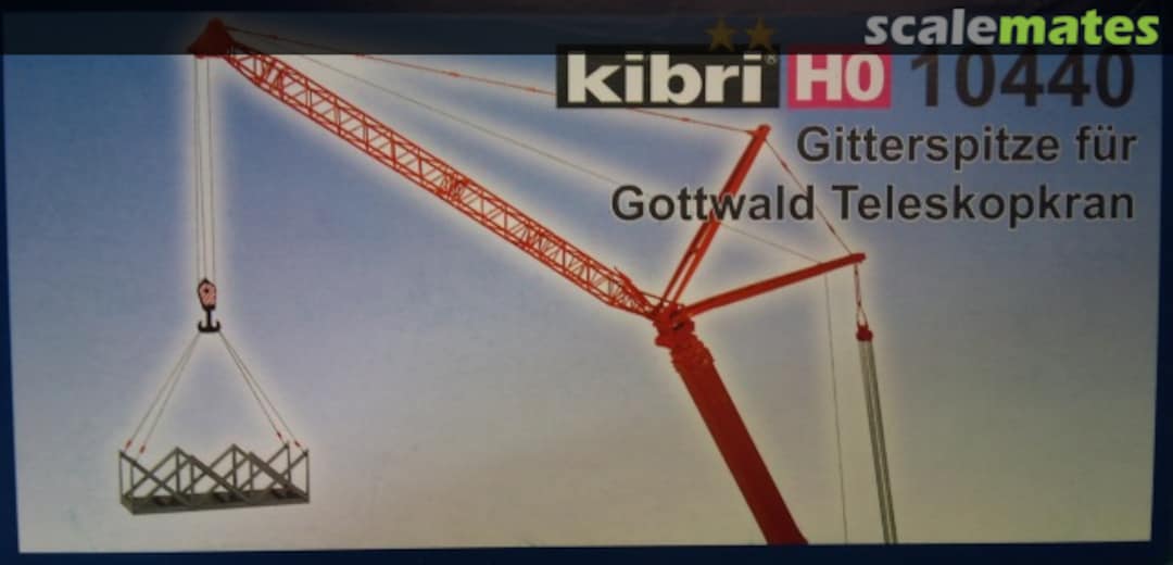Boxart Gitterspitze für Gottwald Teleskopkran 10440 Kibri Boxart Gitterspitze für Gottwald Teleskopkran 10440 Kibri