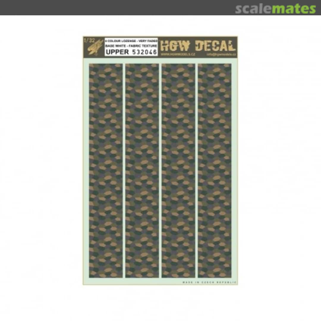 Boxart 4 Colour Lozenge - Very Faded 532046 HGW Models Boxart 4 Colour Lozenge - Very Faded 532046 HGW Models