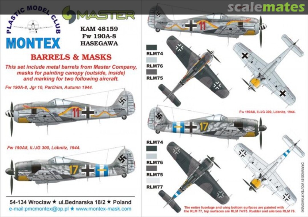 Boxart Fw 190A-8 "Snake" KAM48159 Montex Boxart Fw 190A-8 "Snake" KAM48159 Montex