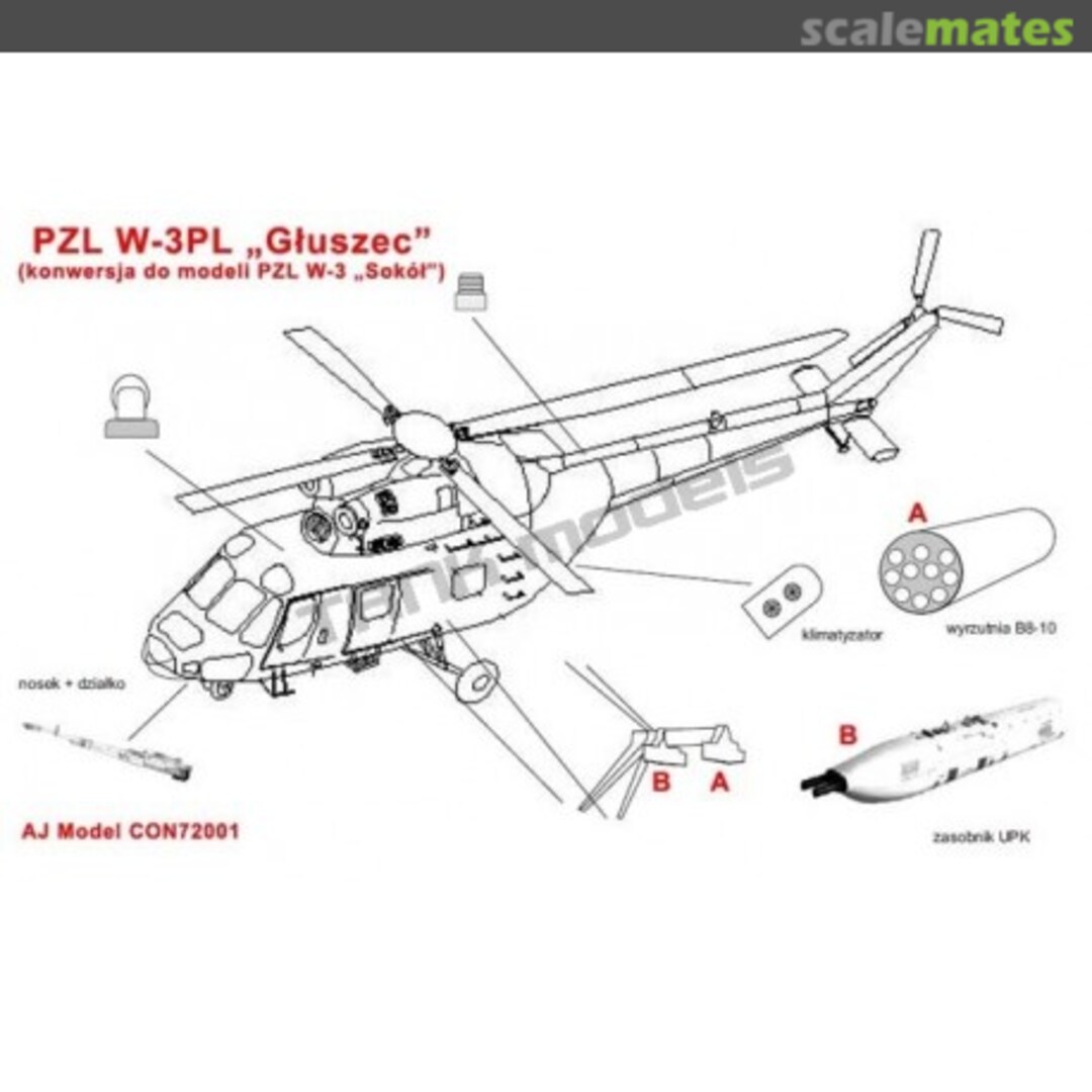 Boxart PZL W-3PL Głuszec CON72001 AJ Model Boxart PZL W-3PL Głuszec CON72001 AJ Model