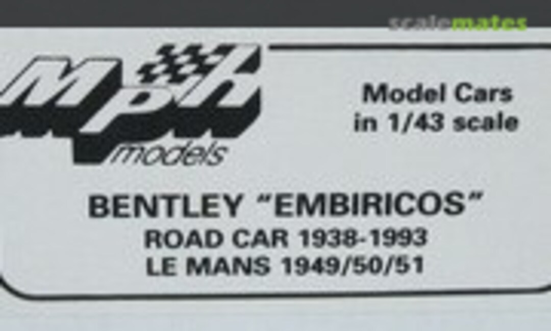 Bentley &quot;Embiricos&quot; (MPH )