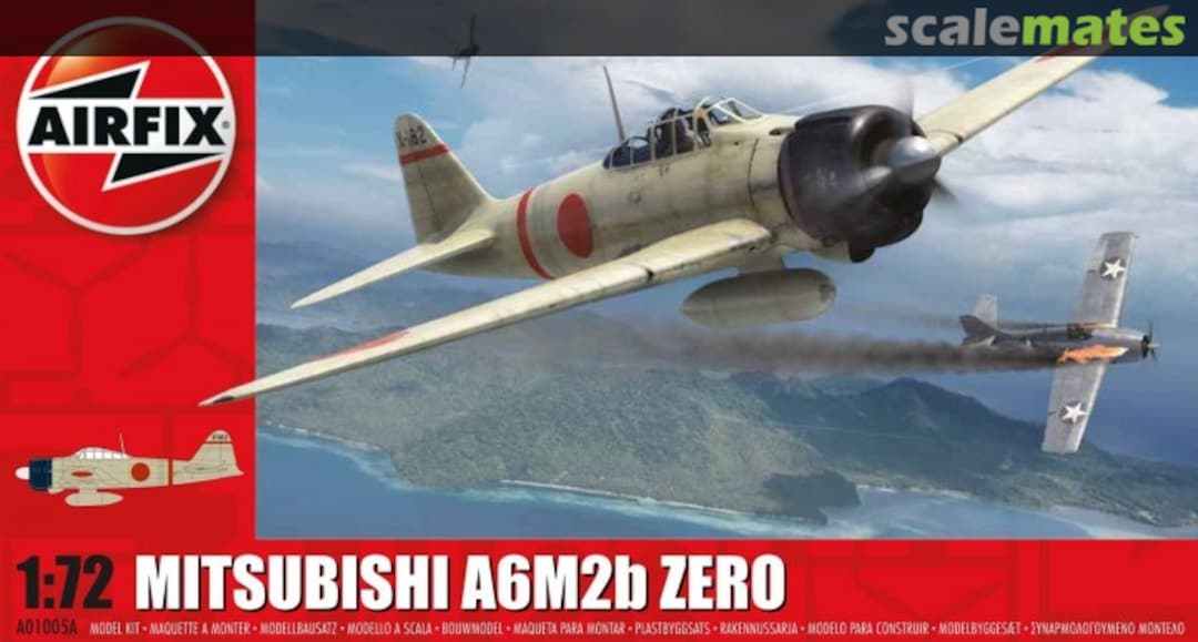 Boxart Mitsubishi A6M2b Zero A01005A Airfix Boxart Mitsubishi A6M2b Zero A01005A Airfix