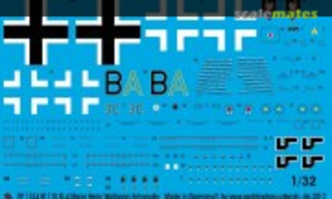 1:32 Bf 110 Nightfighter (Peddinghaus-Decals 1334) 1334