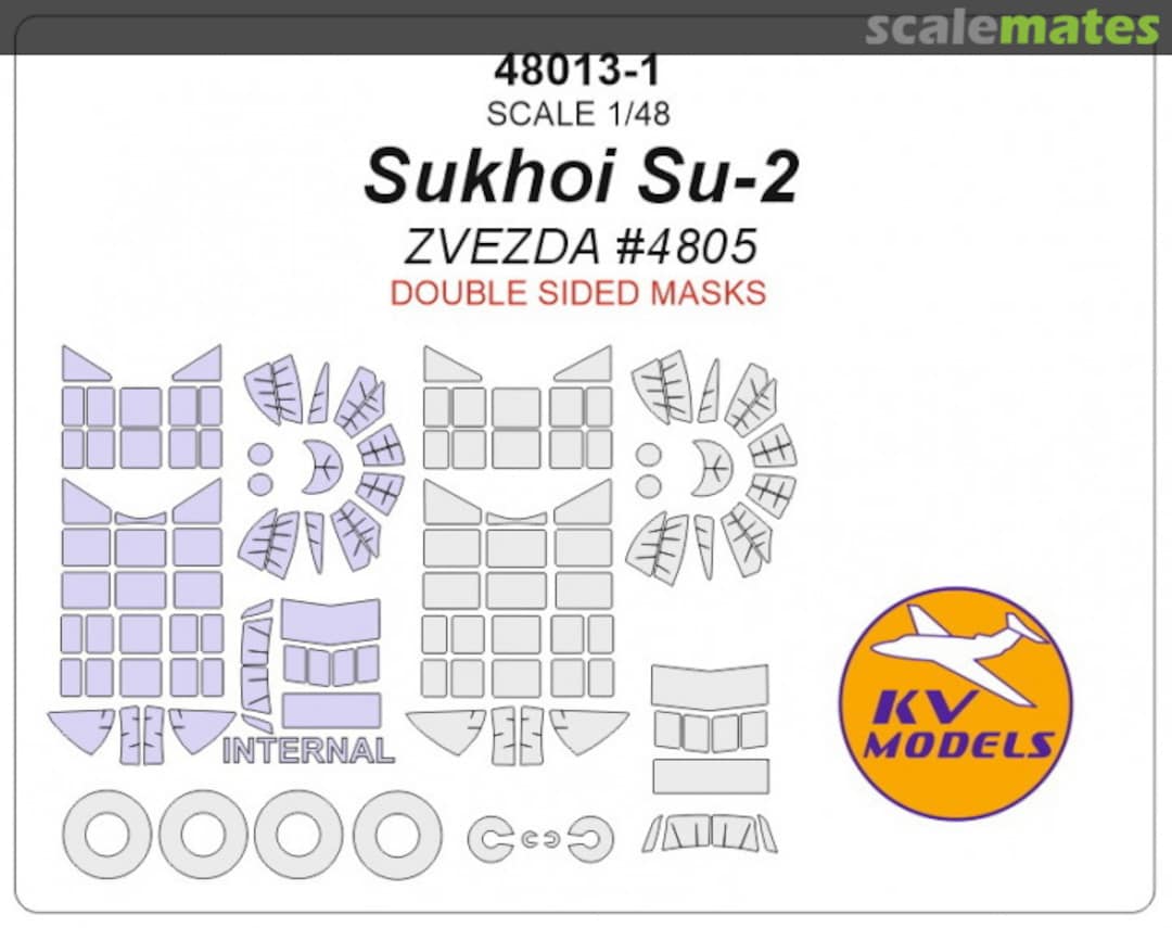 Boxart Sukhoi Su-2 (DOUBLE SIDED) 48013-1 KV Models
