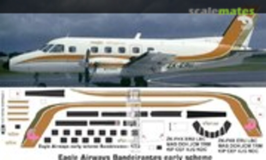 1:72 Bandeirante - Eagle Airways early (Oldmodels Decals OMD0502) OMD0502