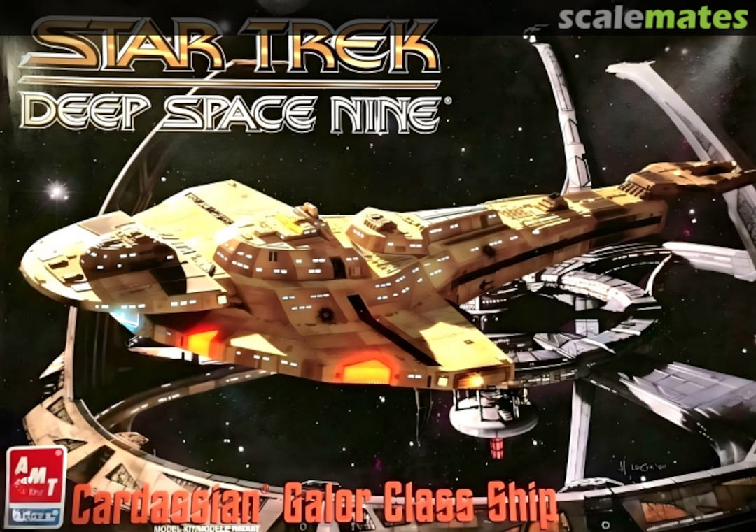 Boxart STAR TREK Deep Space Nine Cardassian Galor-Class Ship 8324 AMT/ERTL Boxart STAR TREK Deep Space Nine Cardassian Galor-Class Ship 8324 AMT/ERTL