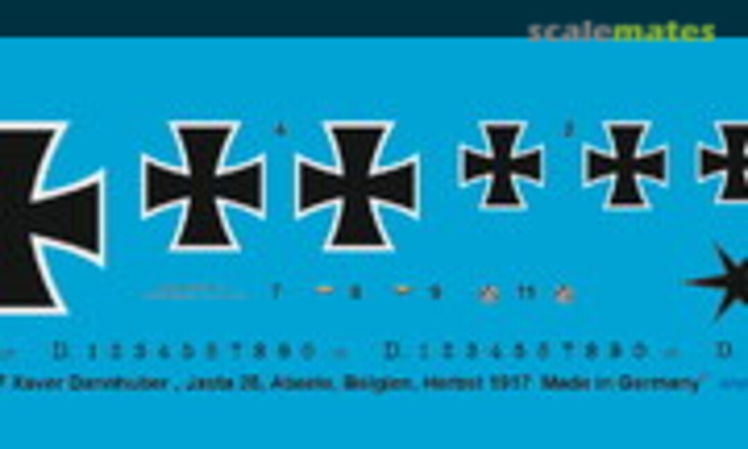 1:48 Albatros D.V D.2299/17 Xaver Dannhuber, Jasta 26 (Peddinghaus-Decals 48 3662) 48 3662