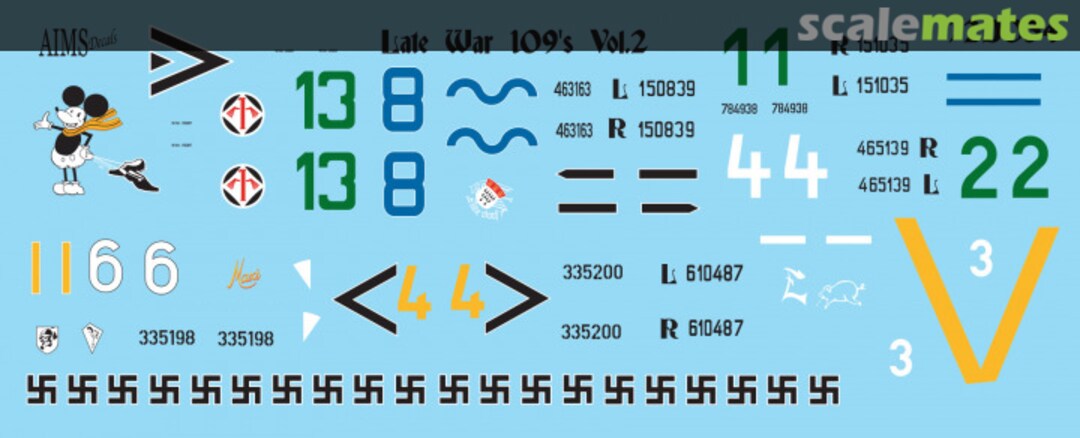 Boxart Late War 109s Vol.2 72D034 AIMS