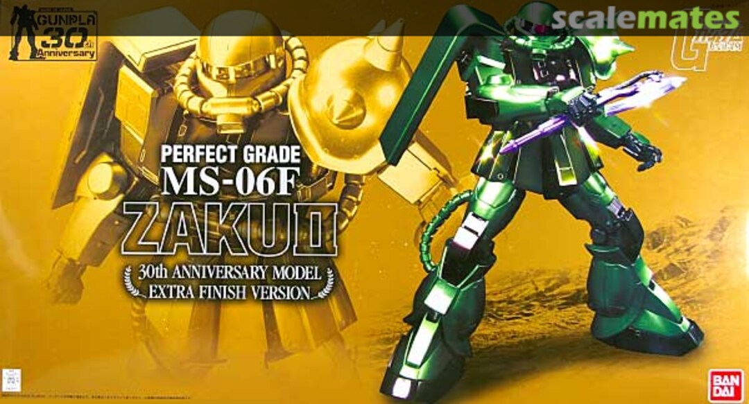 Boxart MS-06F Zaku II 30th Anniversary Model Extra Finish Version 0163111 Bandai Boxart MS-06F Zaku II 30th Anniversary Model Extra Finish Version 0163111 Bandai