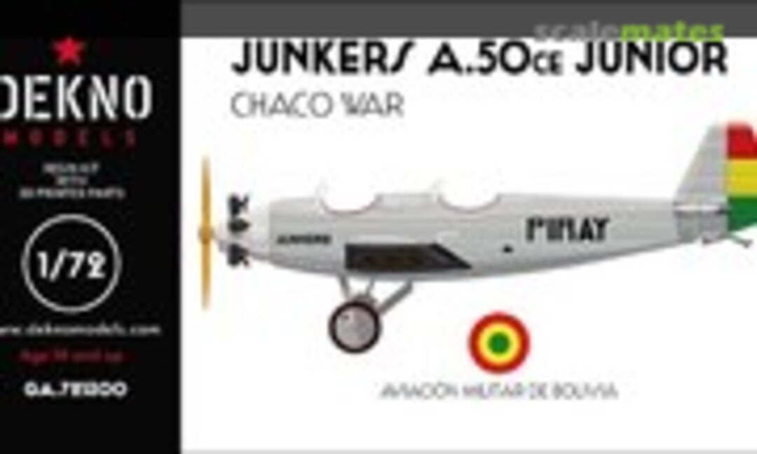 1:72 Junkers A.50ce Junior (Dekno Models AR.721300) AR.721300