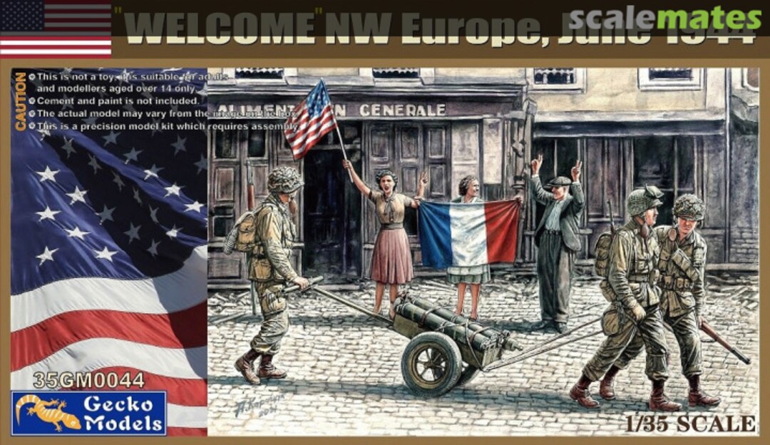 Boxart "Welcome" NW Europe, June 1944 35GM0044 Gecko Models