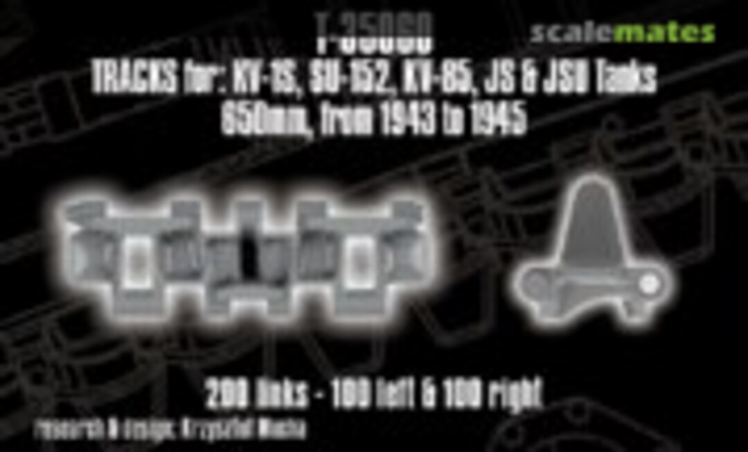 1:35 KV-1S, SU-152, KV-85, JS&JSU tanks 650 tracks (QUICKTRACKS T-35060) T-35060