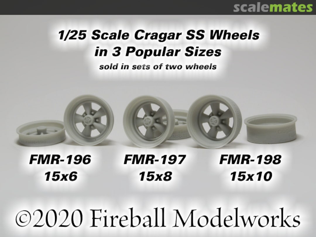 Boxart 15X10 CRAGAR SS MAGS FMR-198 Fireball Modelworks Boxart 15X10 CRAGAR SS MAGS FMR-198 Fireball Modelworks