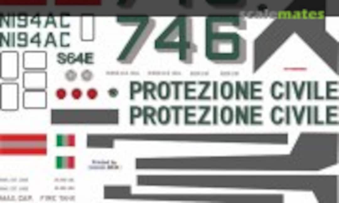 1:35 S-64E - Protezione Civile - N194AC Delilah (Heli Scale Quality Decal 427) Decal 427