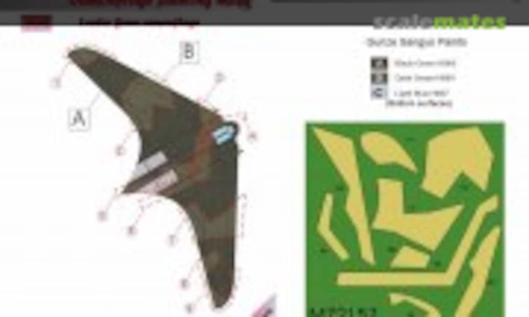 1:72 Ho 229 Camouflage Painting Mask Part 2. (LF Models M72157) M72157