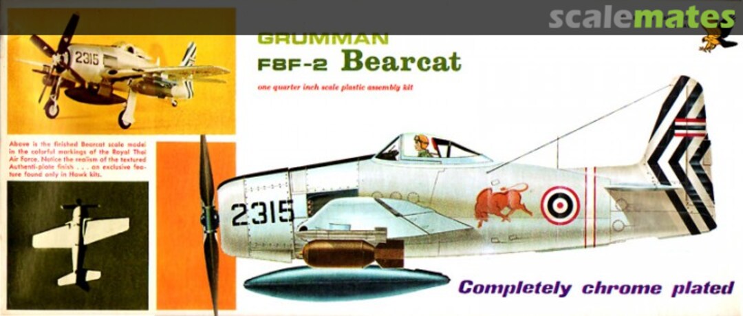 Boxart Grumman F8F-2 Bearcat 215-200 Hawk Boxart Grumman F8F-2 Bearcat 215-200 Hawk
