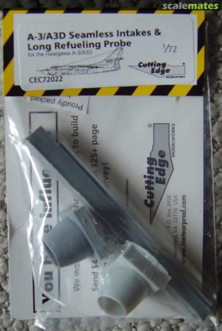 Boxart Douglas A-3D Skywarrior Seamless Intakes & IFR Probe CEC72022 Cutting Edge Modelworks Boxart Douglas A-3D Skywarrior Seamless Intakes & IFR Probe CEC72022 Cutting Edge Modelworks