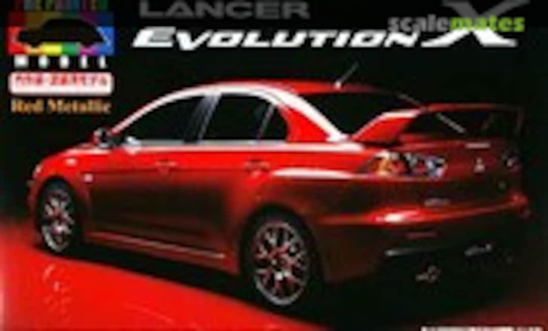 1:24 Lancer Evolution X (Red Metallic) (Aoshima 047323)