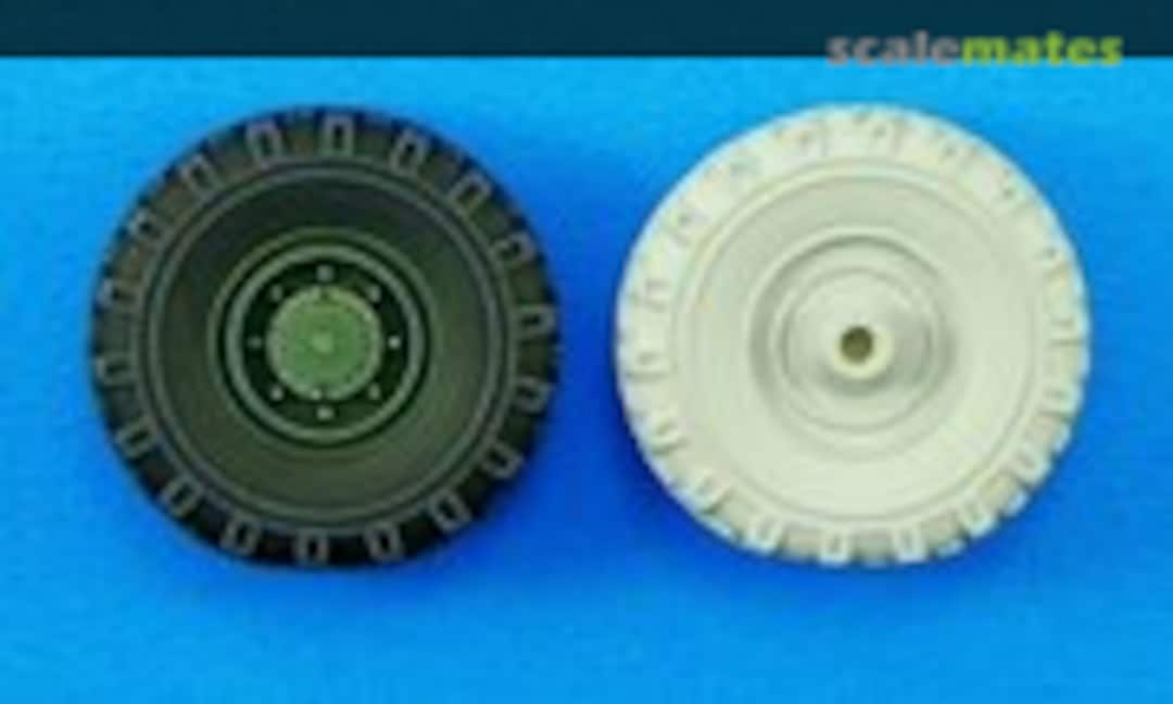 1:35 ASLAV Wheel Set - sagged Tires (Legend Productions LF1198) LF1198