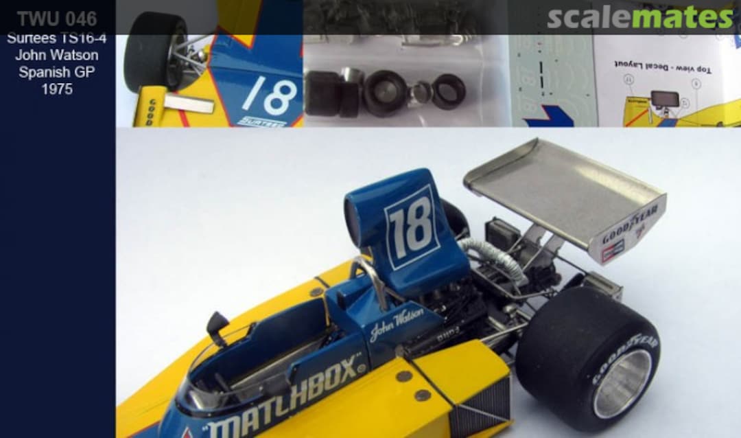 Boxart Surtees-Ford TS16-4 "Matchbox" TWU 046 This Way Up Boxart Surtees-Ford TS16-4 "Matchbox" TWU 046 This Way Up