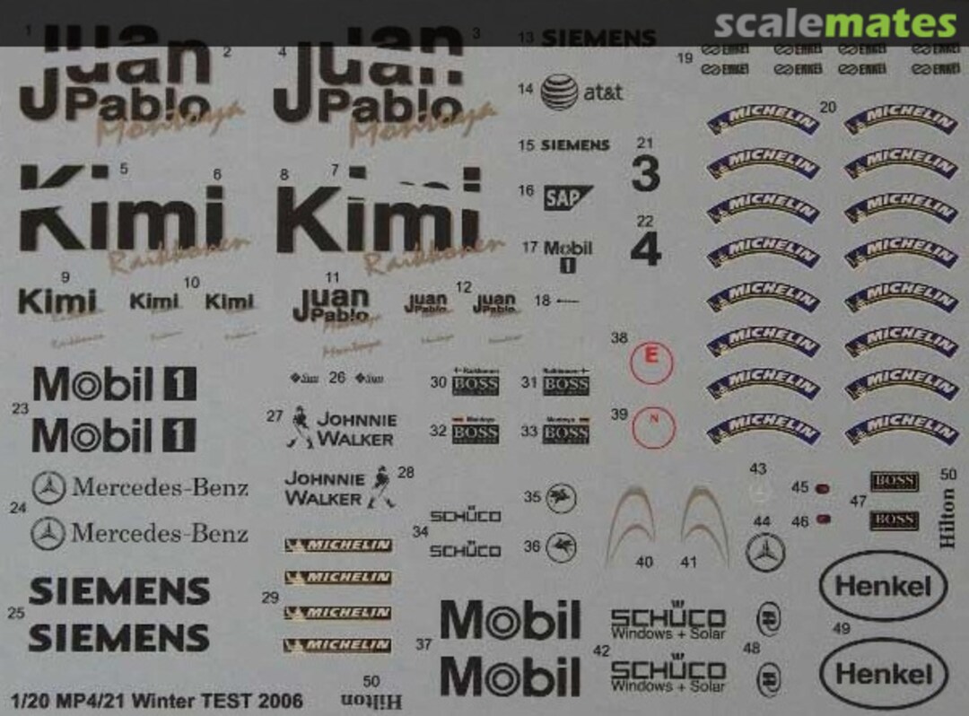 Boxart McLaren MP4/21 2006 ST27-SDF20196 Studio27