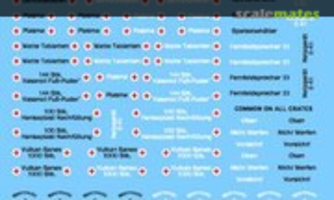 1:35 German shipping crate stencils (Archer AR77016) AR77016