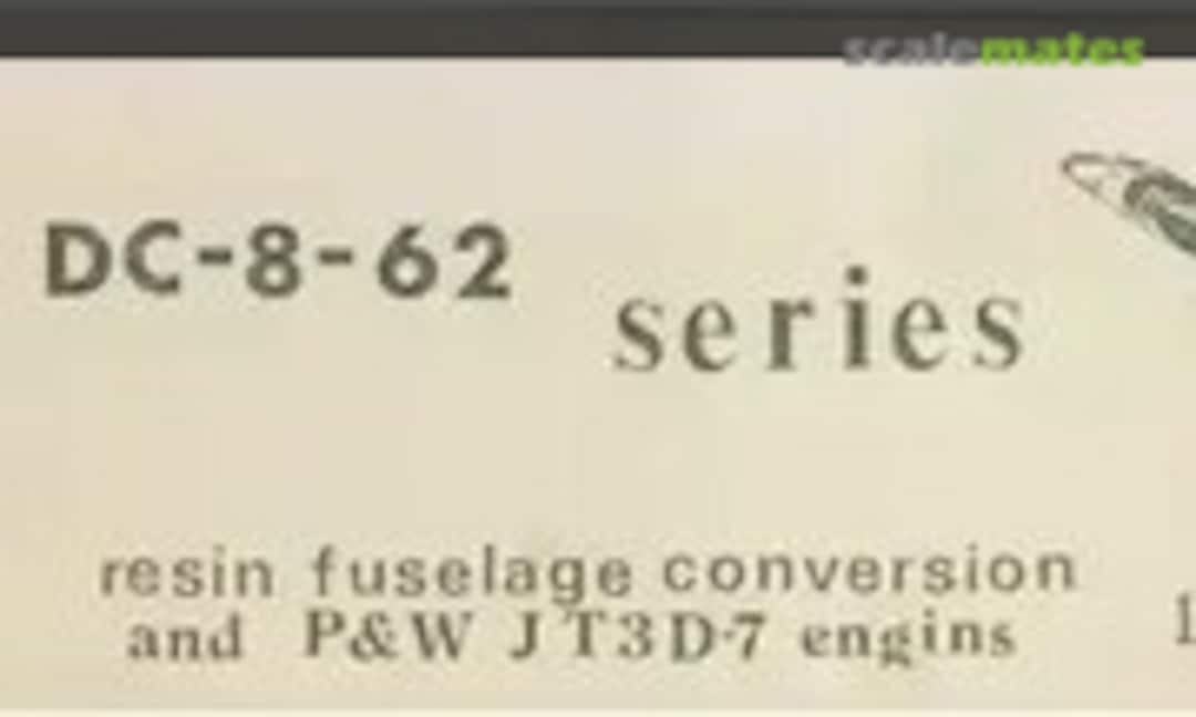 1:143 Douglas DC-8-62 fuselage and engines (Sasquatch SQ-64) SQ-64