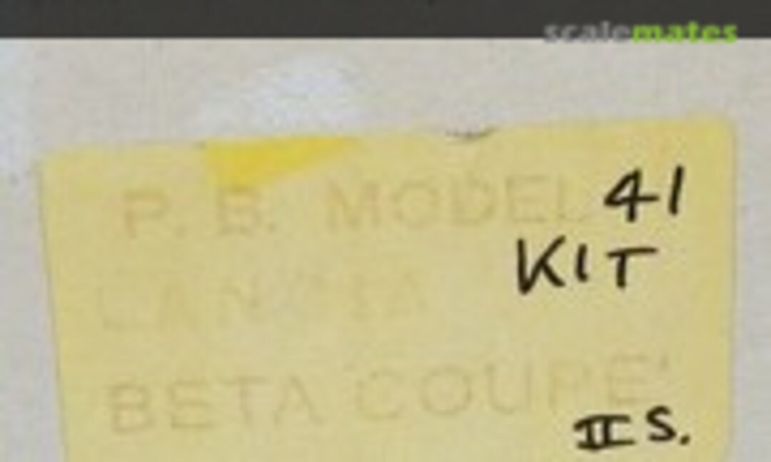 Lancia Beta Coupe (PB Models 41)