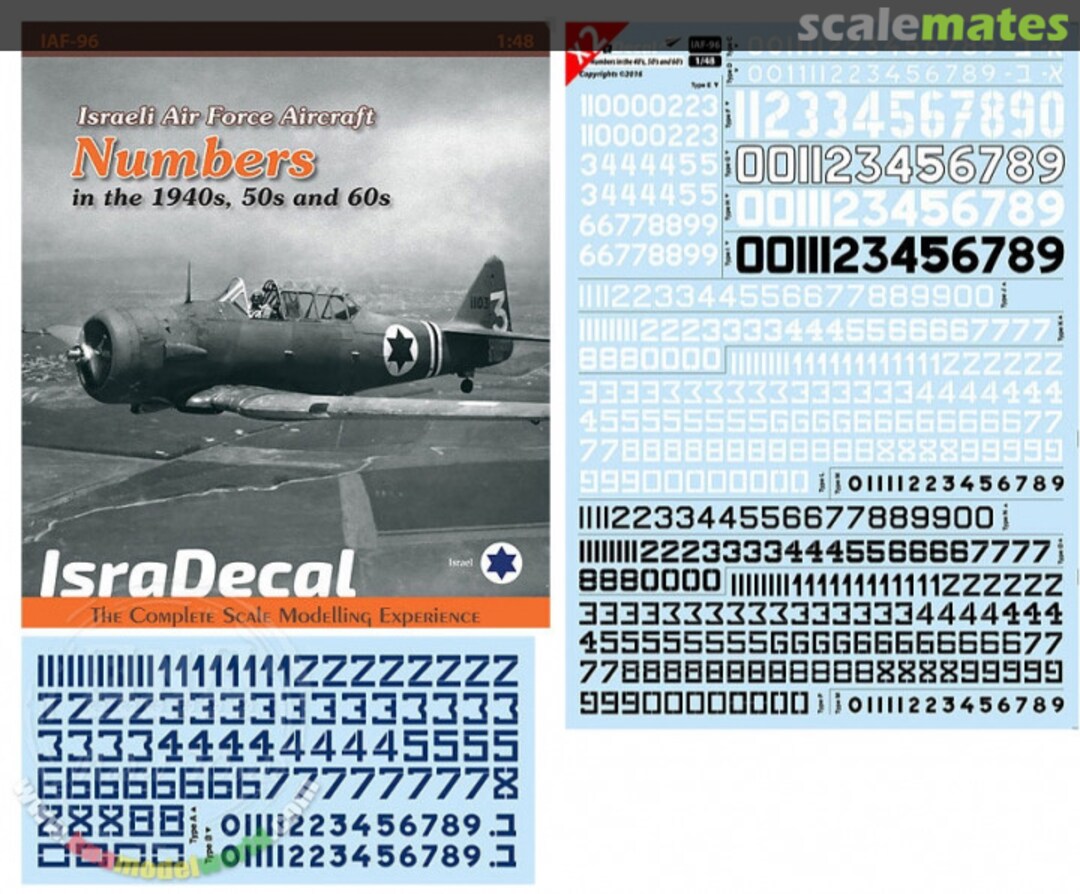 Contents Numbers in the 1940s, 50s and 60s IAF-96 IsraDecal Studio
