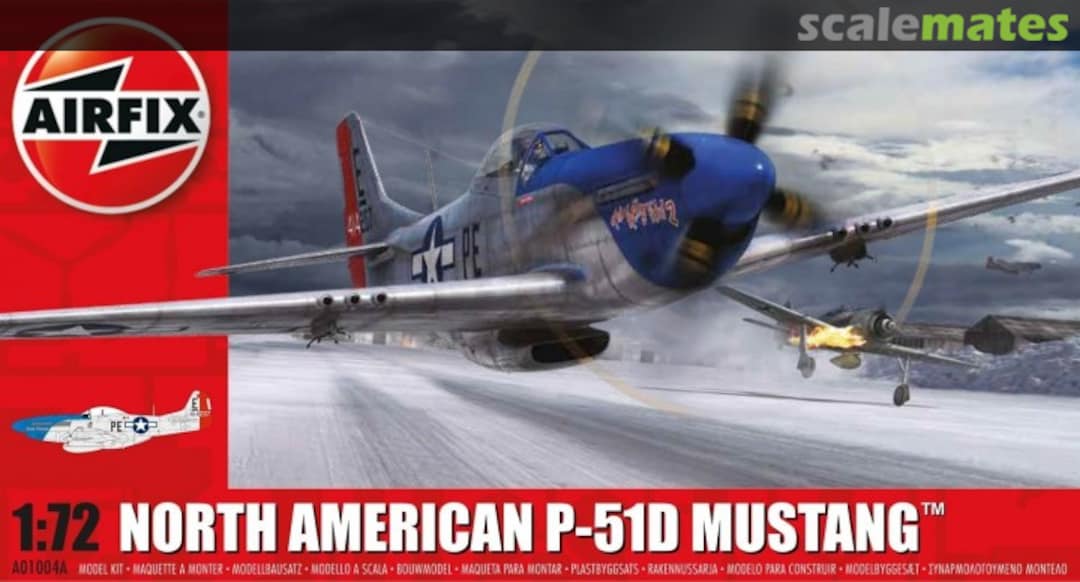 Boxart North American P-51D Mustang A01004A Airfix Boxart North American P-51D Mustang A01004A Airfix