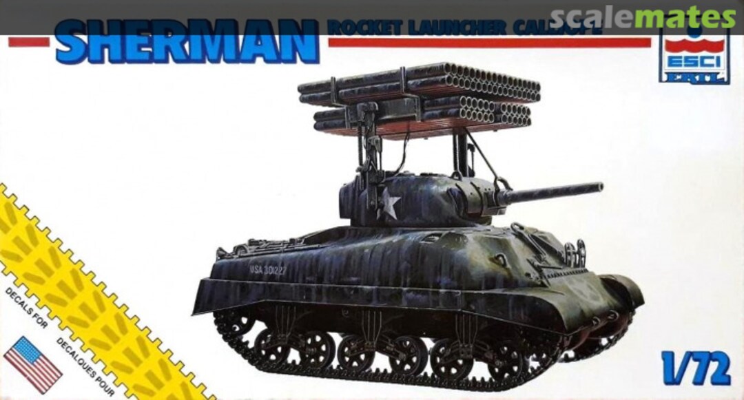 Boxart Sherman Rocket Launcher Calliope 8313 ESCI/ERTL Boxart Sherman Rocket Launcher Calliope 8313 ESCI/ERTL
