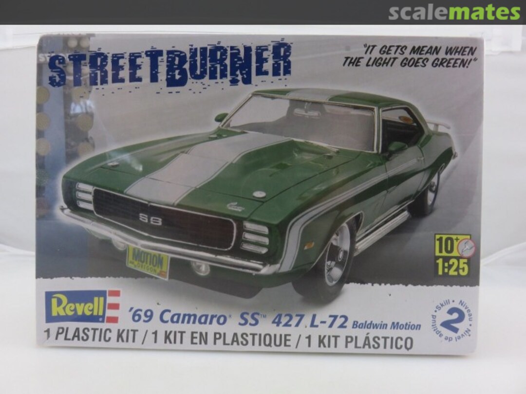 Boxart '69 Camaro SS 427 L-72 Baldwin Motion 85-2061 Revell Boxart '69 Camaro SS 427 L-72 Baldwin Motion 85-2061 Revell
