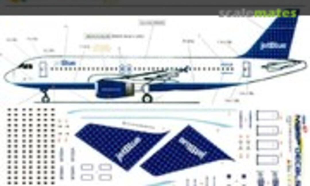 1:144 Airbus A320-232 (MASP Decals MASP44-067) MASP44-067
