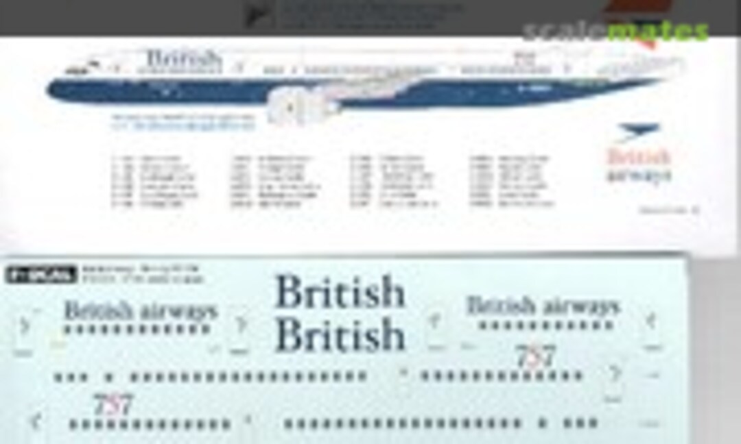 1:144 British Airways Boeing 757-236 (F-DCAL FD14111) FD14111