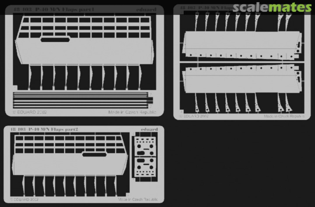 Boxart P-40M/N Flaps 48403 Eduard Boxart P-40M/N Flaps 48403 Eduard